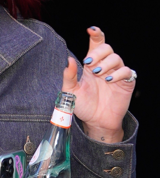 Dua Lipa's Black Aura Nails Are the Coolest Spring Mani