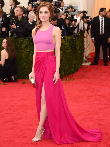 Emma Stone's 20 Best Red Carpet Style Moments Are a Lesson in Plunging Necklines