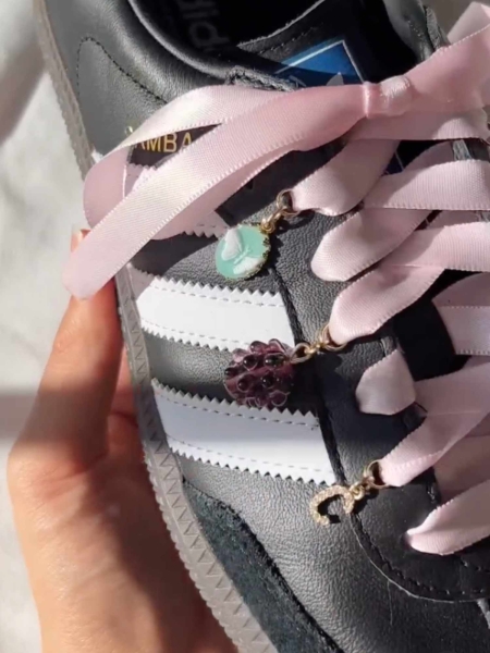 From Ribbons to Charms, the Latest Sneaker Trend Is Accessorized Kicks