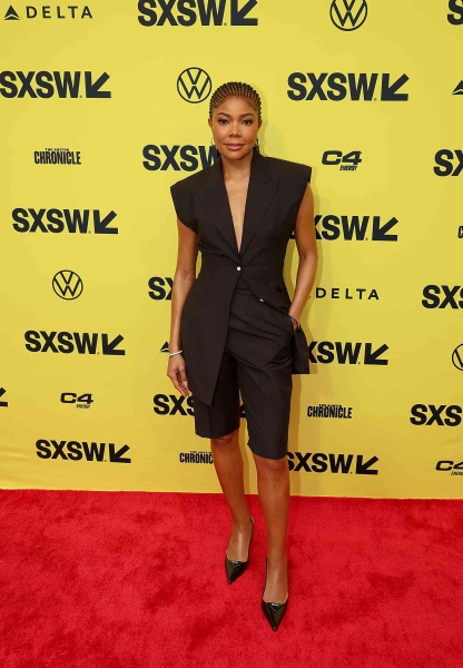 Gabrielle Union-Wade Put a Cool Twist on the Stone Nail Trend