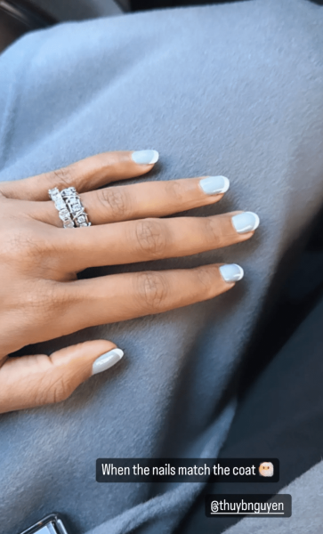 Gabrielle Union's Stone Gray French Manicure Is a Cool Twist on a Classic