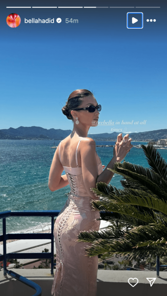 Bella Hadid's Business Bun Brought the Office Siren Trend to Cannes