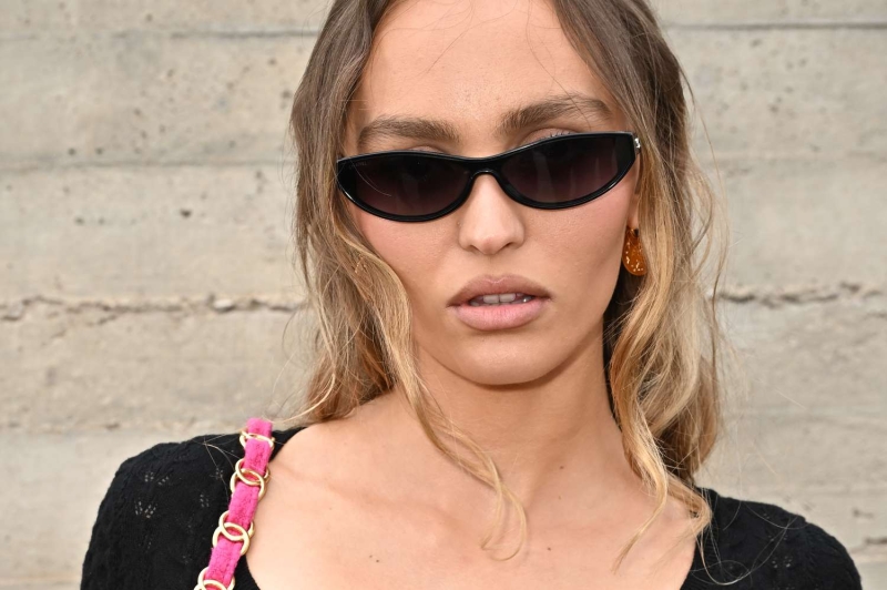 Lily-Rose Depp's Black Rose Manicure Will Convince You to go Goth This Summer