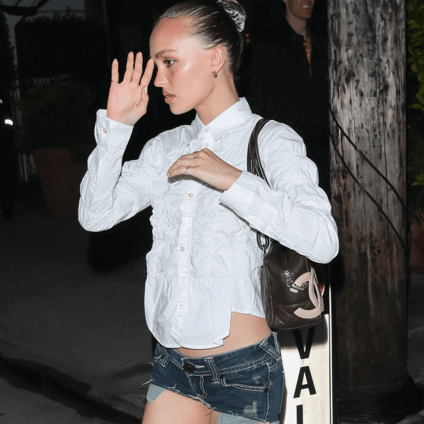 Lily-Rose Depp's Short French Manicure Is the Cutest Summer Nail Inspo