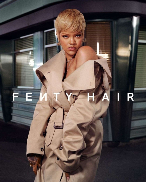 Rihanna Debuted a Bright Blonde Pixie Cut to Announce Fenty Hair Care