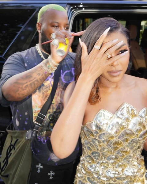 Taraji P Henson's Gem-Encrusted French Manicure Is Very Y2K