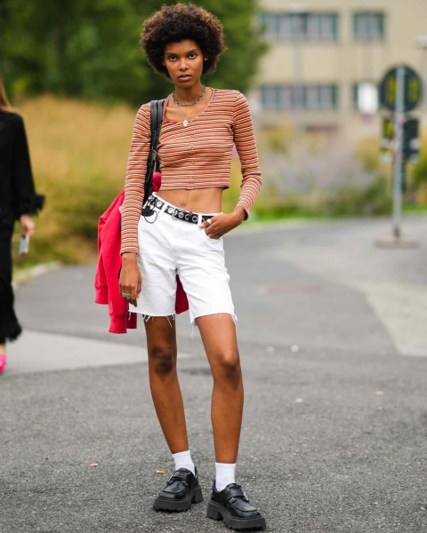 The 11 Best Shoes to Wear With Denim Shorts, According to Stylists