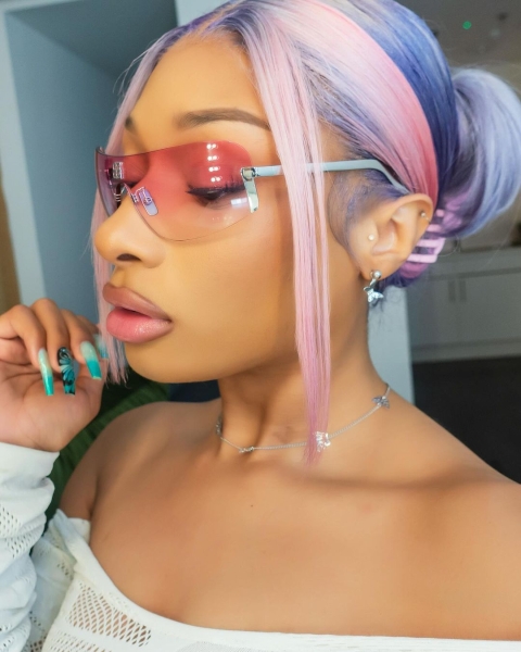 Megan Thee Stallion's Butterfly Manicure Is Perfect for Summer Whimsy