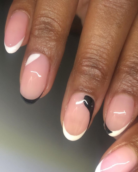 10 Round French Manicure Ideas to Try, From Classic to Colorful