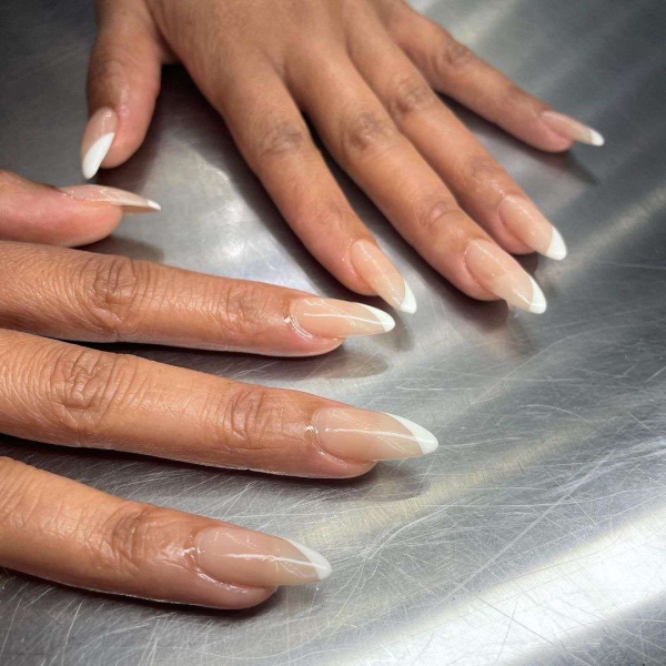 12 Vanilla French Nail Ideas For a Soft and Elegant Manicure