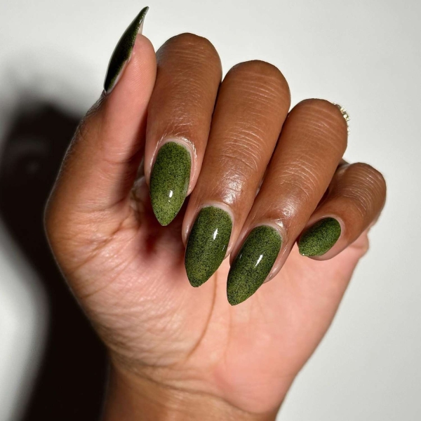 15 Olive Green Nail Ideas That Prove It's the Perfect Unexpected Neutral