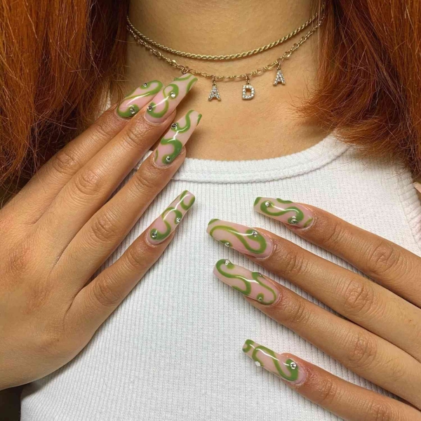 15 Olive Green Nail Ideas That Prove It's the Perfect Unexpected Neutral