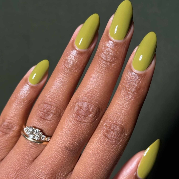 15 Olive Green Nail Ideas That Prove It's the Perfect Unexpected Neutral