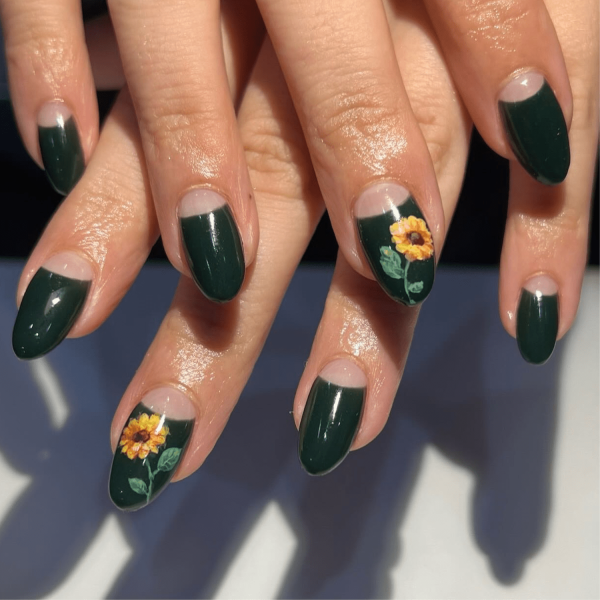 15 Sunflower Nail Art Ideas Perfect for the End of Summer