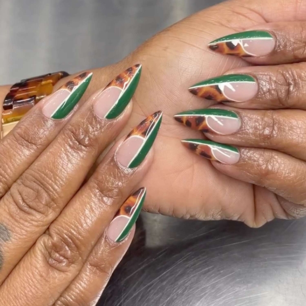 17 Football-Inspired Nail Designs For a Winning Game-Day Manicure