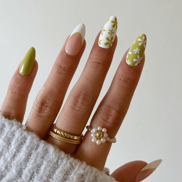 20 Green Nail Design Ideas, From Brat Neon to Serene Sage