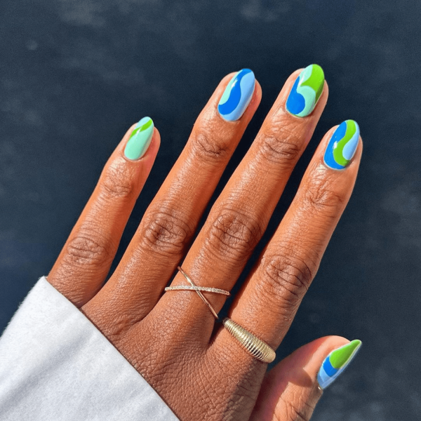 20 Green Nail Design Ideas, From Brat Neon to Serene Sage