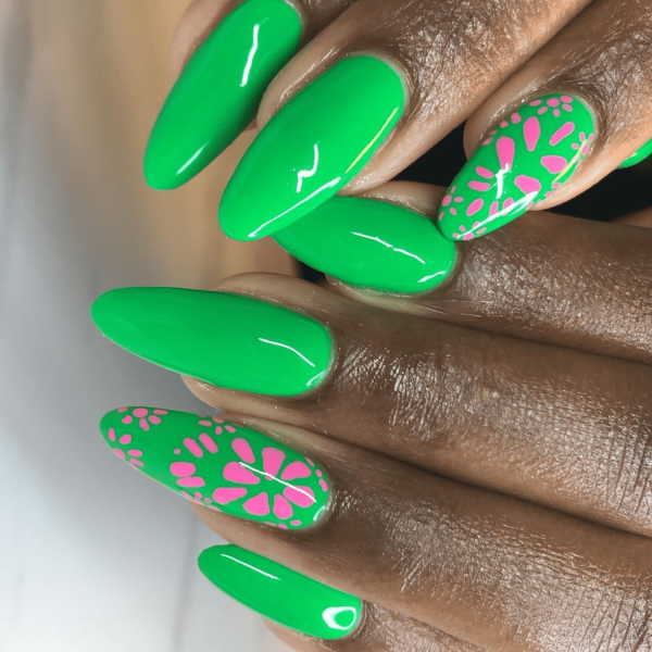 20 Green Nail Design Ideas, From Brat Neon to Serene Sage