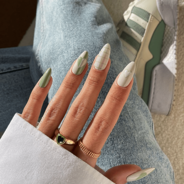 20 Green Nail Design Ideas, From Brat Neon to Serene Sage