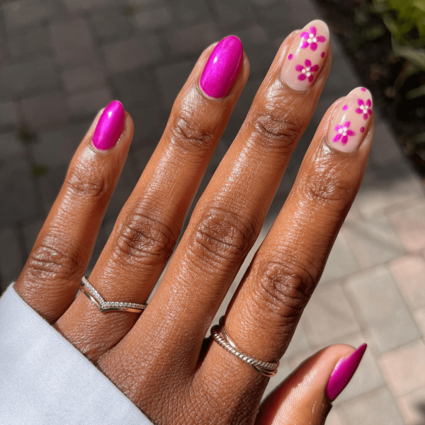 20 Hibiscus Nail Ideas For a Perfectly Y2K Summer Mani