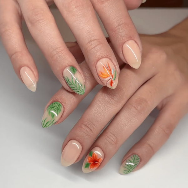 20 Hibiscus Nail Ideas For a Perfectly Y2K Summer Mani