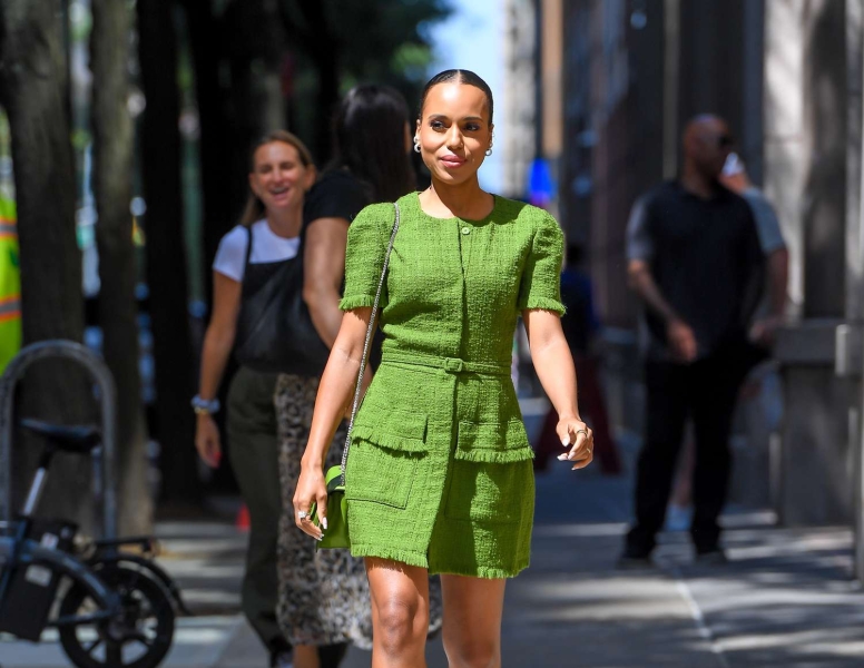 Kerry Washington's Prim and Proper French Manicure Is So Chic for the End of Summer