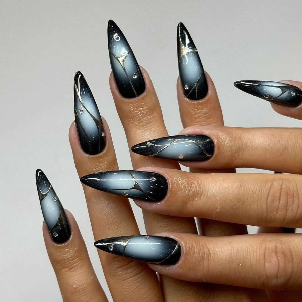 15 Cyber Nail Ideas With Futuristic Flair