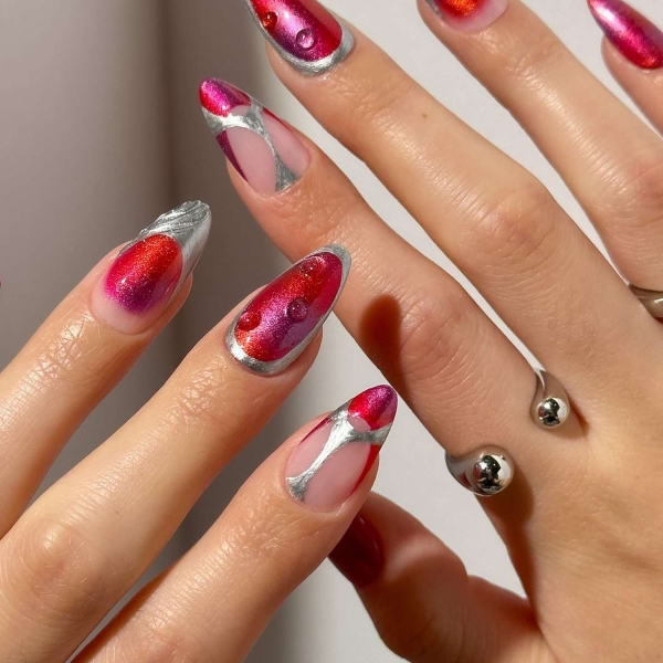 15 Cyber Nail Ideas With Futuristic Flair