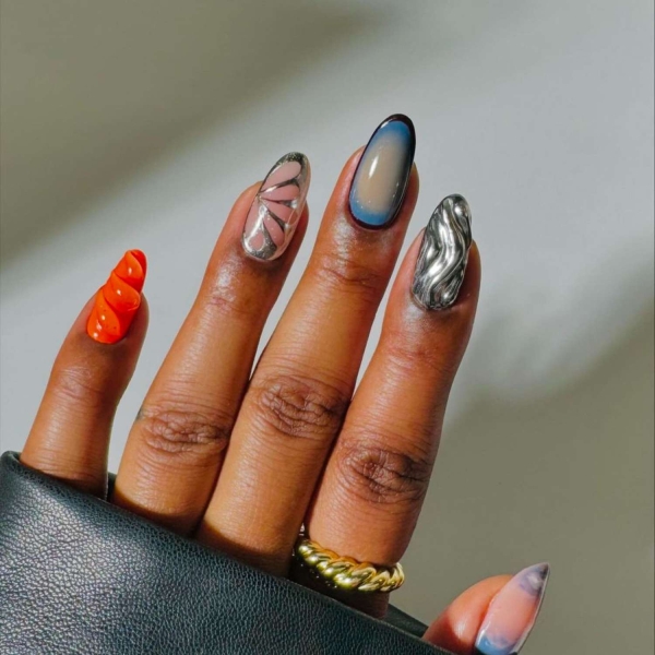 15 Cyber Nail Ideas With Futuristic Flair