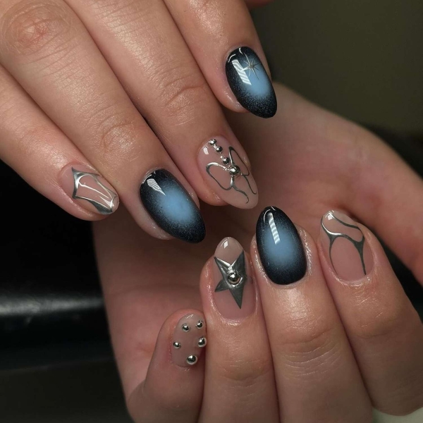 15 Cyber Nail Ideas With Futuristic Flair