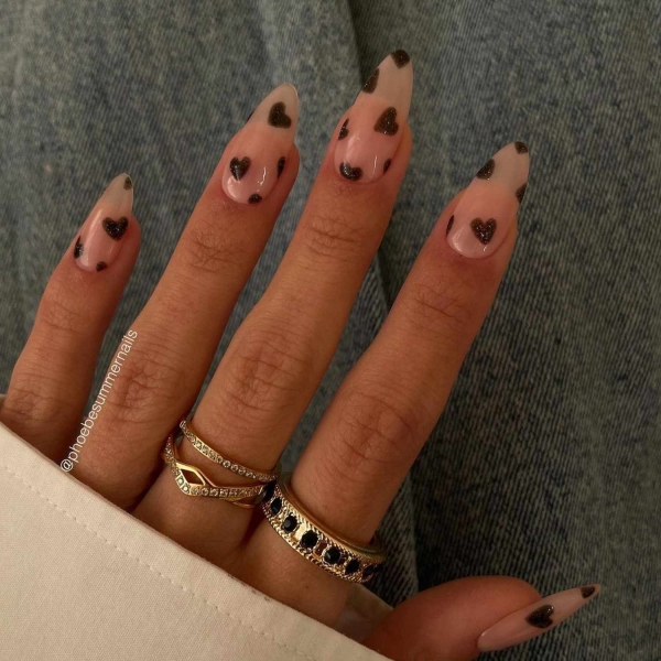 15 Sheer Black Nail Ideas That Make a Sultry, Sophisticated Statement