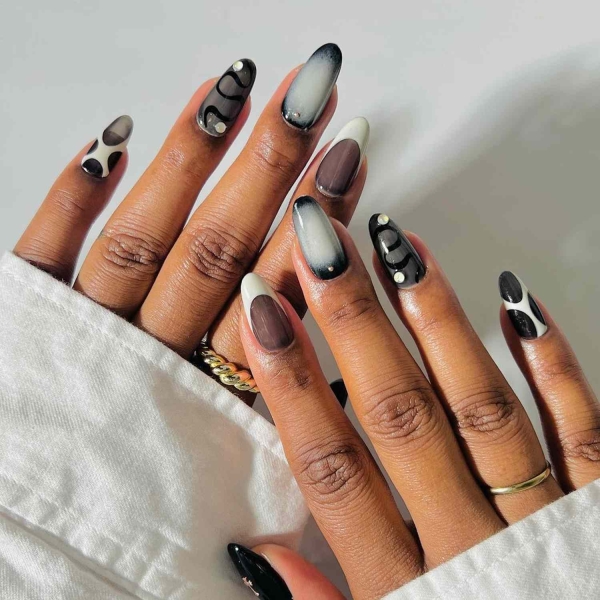 15 Sheer Black Nail Ideas That Make a Sultry, Sophisticated Statement