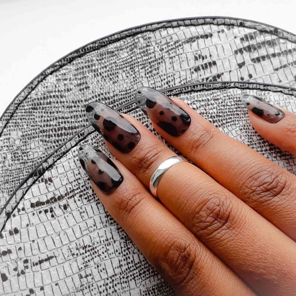 15 Sheer Black Nail Ideas That Make a Sultry, Sophisticated Statement