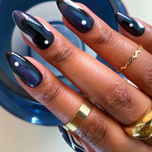 15 Sheer Black Nail Ideas That Make a Sultry, Sophisticated Statement