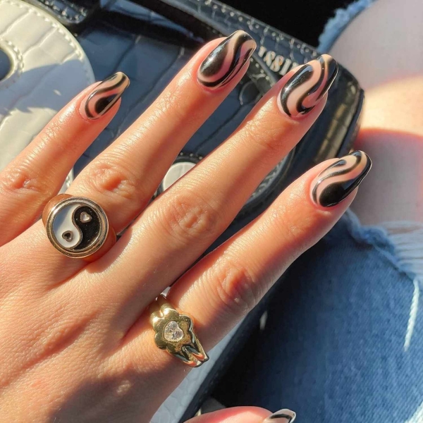 15 Sheer Black Nail Ideas That Make a Sultry, Sophisticated Statement