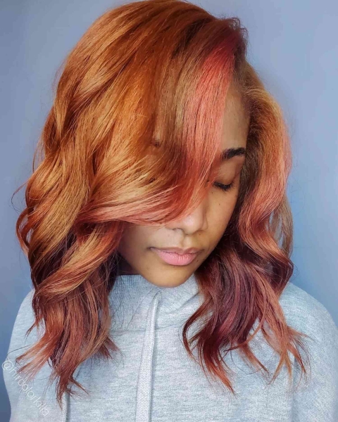 19 Red-Brown Hair Color Ideas For a Fiery Fall Transition