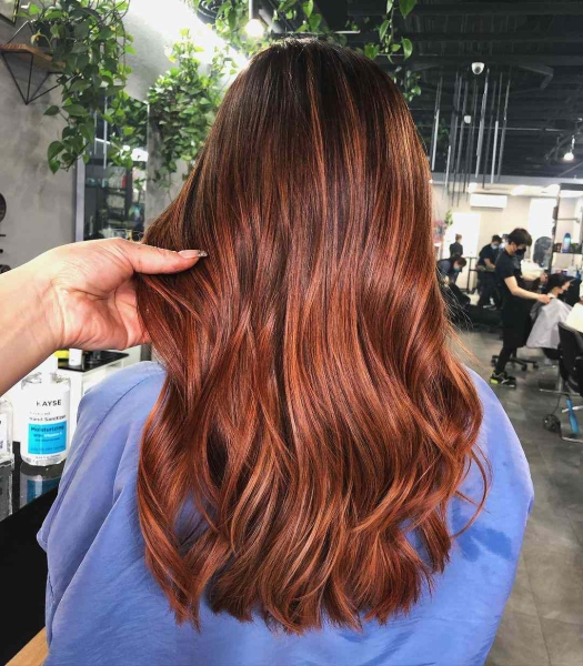 19 Red-Brown Hair Color Ideas For a Fiery Fall Transition