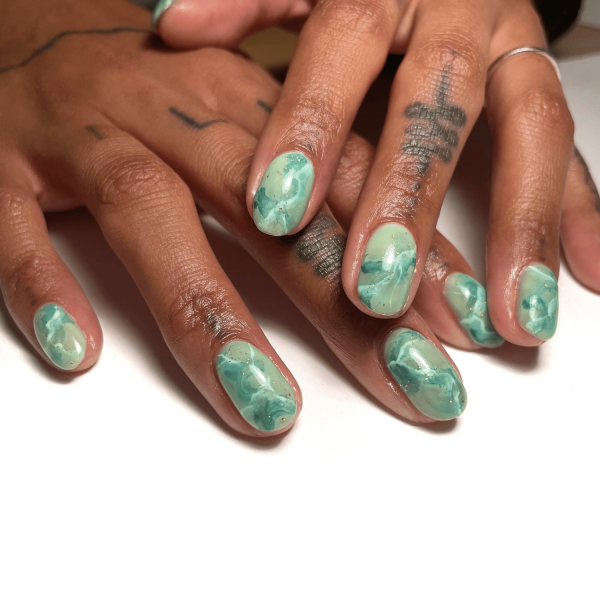 24 Short Nail Ideas for Fall, From Animal Print to Moody Crescents