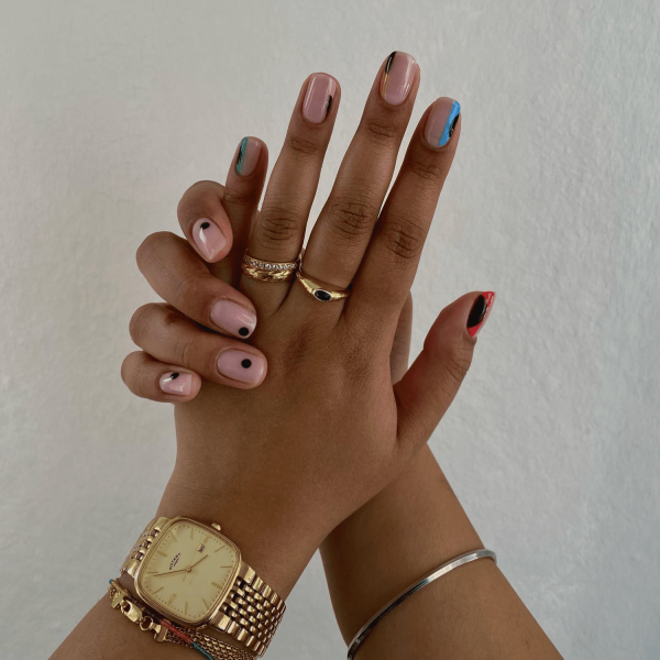 24 Short Nail Ideas for Fall, From Animal Print to Moody Crescents