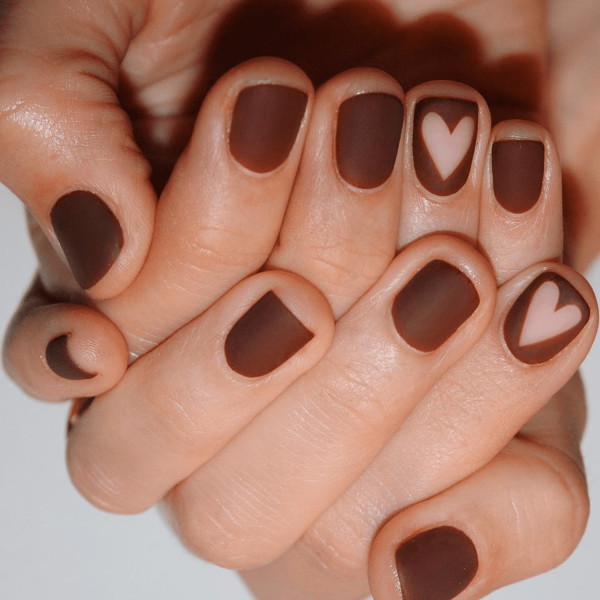 24 Short Nail Ideas for Fall, From Animal Print to Moody Crescents