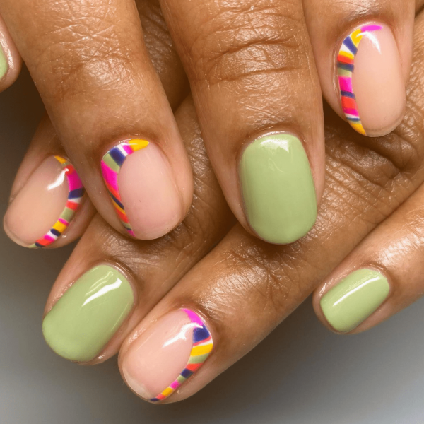 25 Gel Nail Ideas for September, From Moody Grays to Jewel Tones